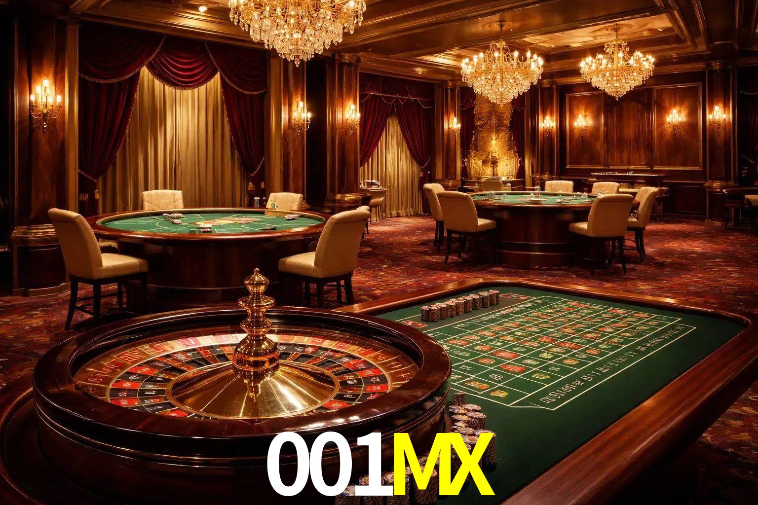 Una escena premium de mesa de casino en vivo con cartas, elementos de ruleta y un ambiente pulido de estudio de transmisión.